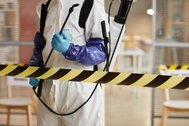 Professional Infectious Disease Decontamination technician working in Pomona, NY